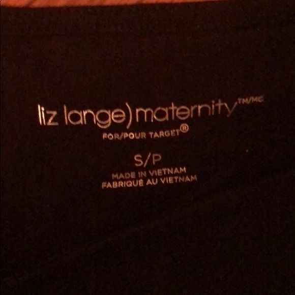 3/4 sleeve black maternity blouse. - Picture 2 of 2